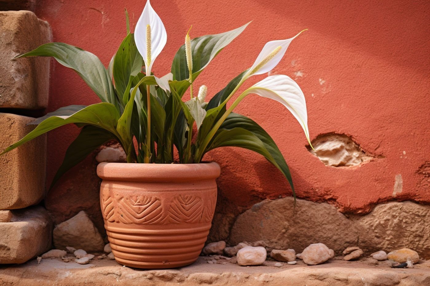 Hand-Painted Terracotta Planters